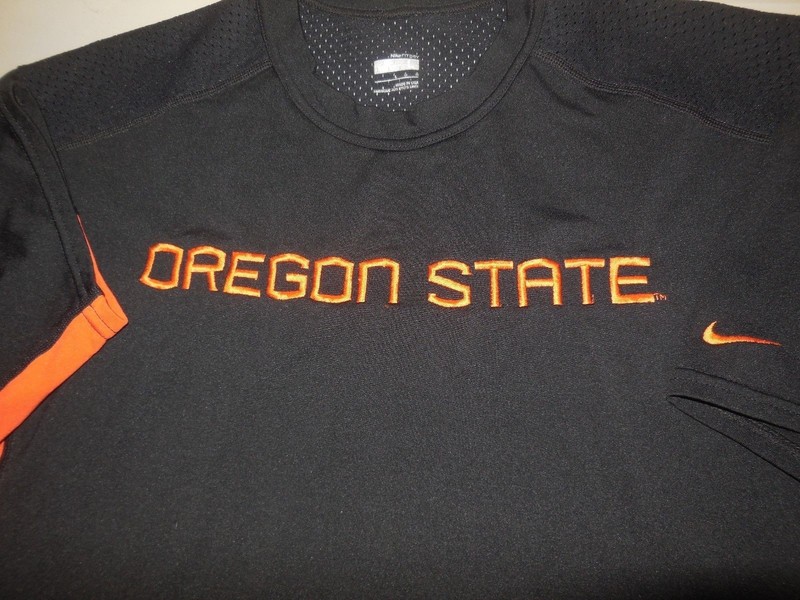 Nike Oregon State Beavers Baseball Training Shirt Authentic Team Issue Men's L gallery