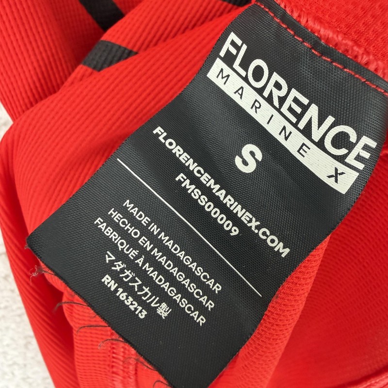 Florence Marine X Shirt Mens Small Red Long Sleeve JR Lifeguard Rash Guard gallery