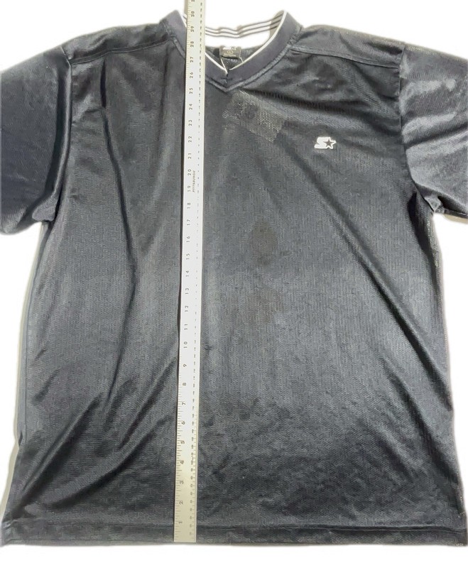 Starter pullover V-neck jersey in navy blue Size Large gallery