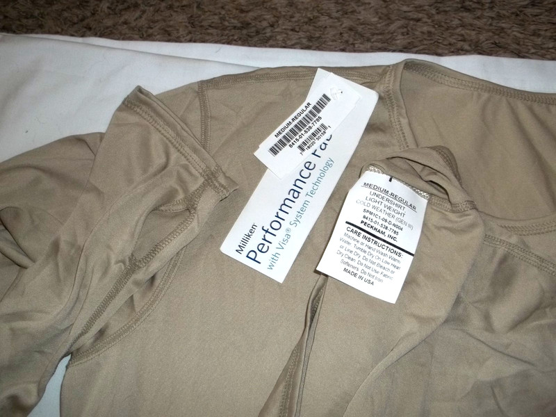 #2- NWTS Milliken Military Base layer Pullover Cold weather sz Med gallery