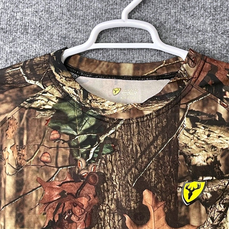 Scent Shield Mens Mossy Oak Break-Up Infinity Camo Long Sleeve Hunting Shirt L gallery