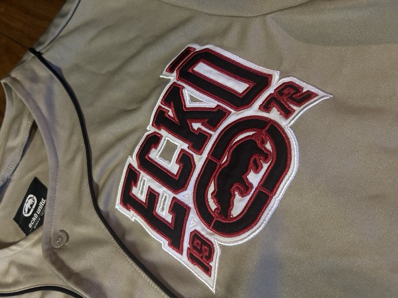 Ecko Jersey Large Baseball Button Hip Hop Street Wear Y2K gallery