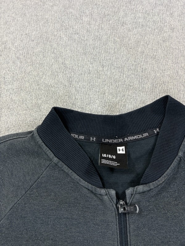 Under Armour Performance Full Zip Athletic Jacket (Men's Large) Gray gallery