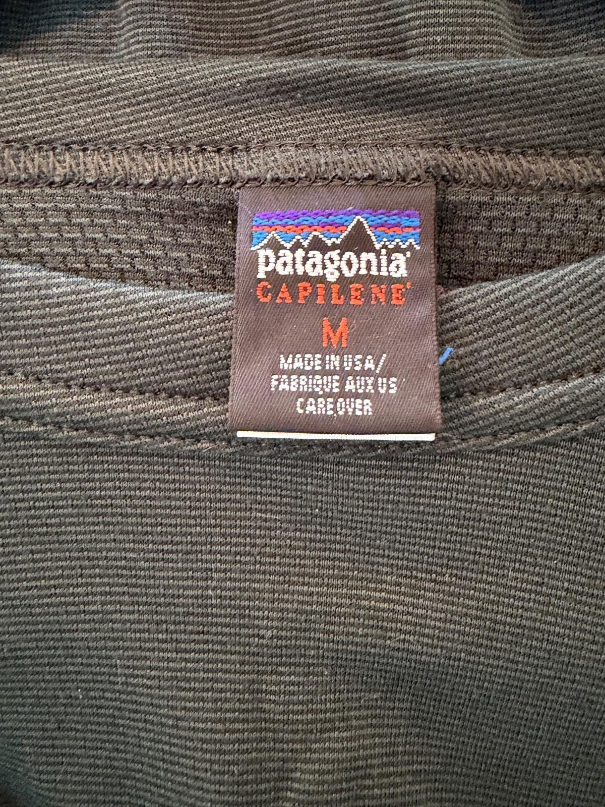 Patagonia Capilene Base layer Cool Daily Long Sleeve Shirt Mens Medium Green gallery