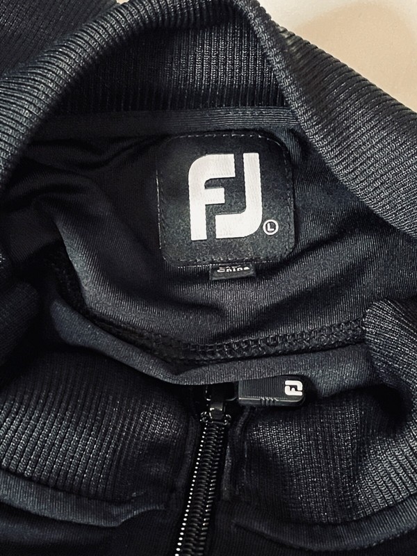 EUC!! FOOT JOY GOLF BLACK 1/2 ZIP LAYER PULLOVER SHIRT +LOGO *L gallery