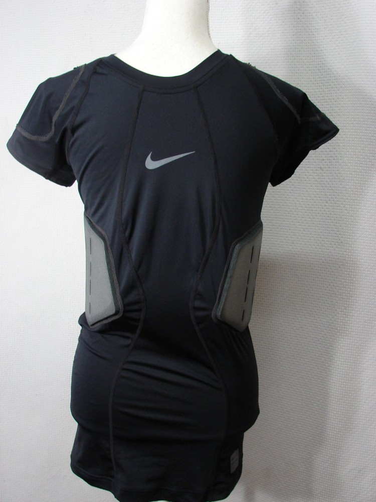 Nike Pro Hyper Strong Four Pad Core Compression Football Shirt Mens Large