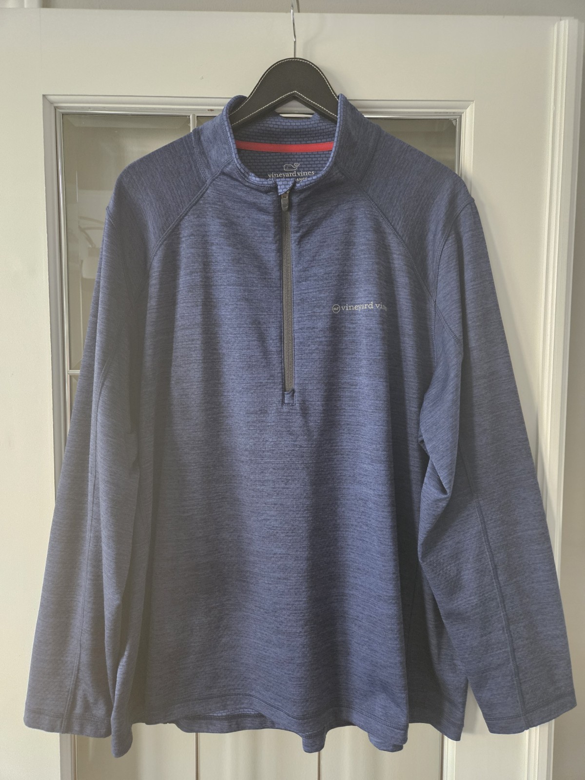 Vineyard Vines Performance Quarter Zip Athletic Pullover Shirt Men XXL Blue EUC gallery