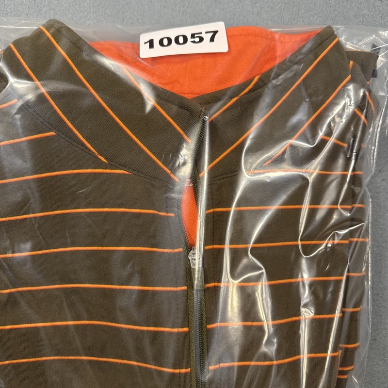 Good Good Golf 1/4 Zip Performance Pullover Shirt Men 2XL Stretch BRN/ORG Sports gallery
