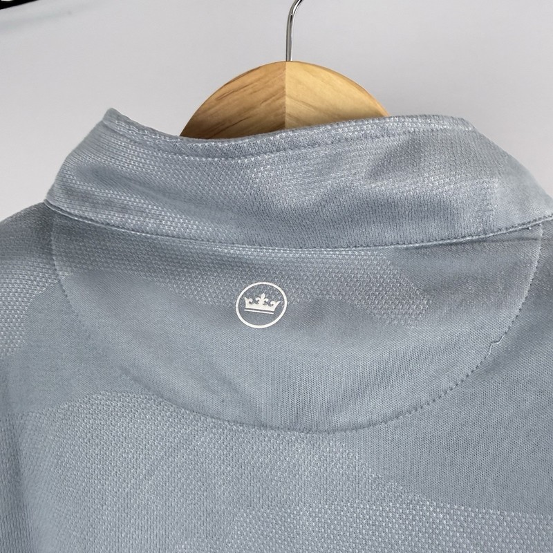 Peter Millar Performance 1/4 Zip Pullover Sweater Mens 2XL Gray Camo Golf *Read gallery