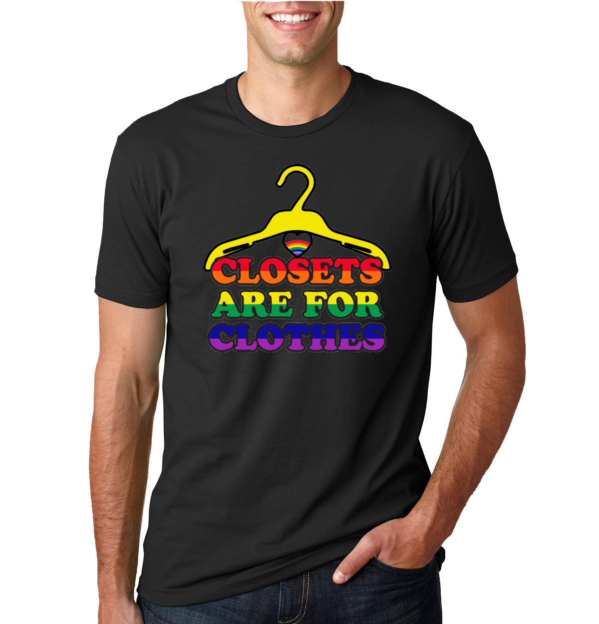 Closets Are For Clothes LGBT Pride Humor Tshirt Gay Lesbian T gallery