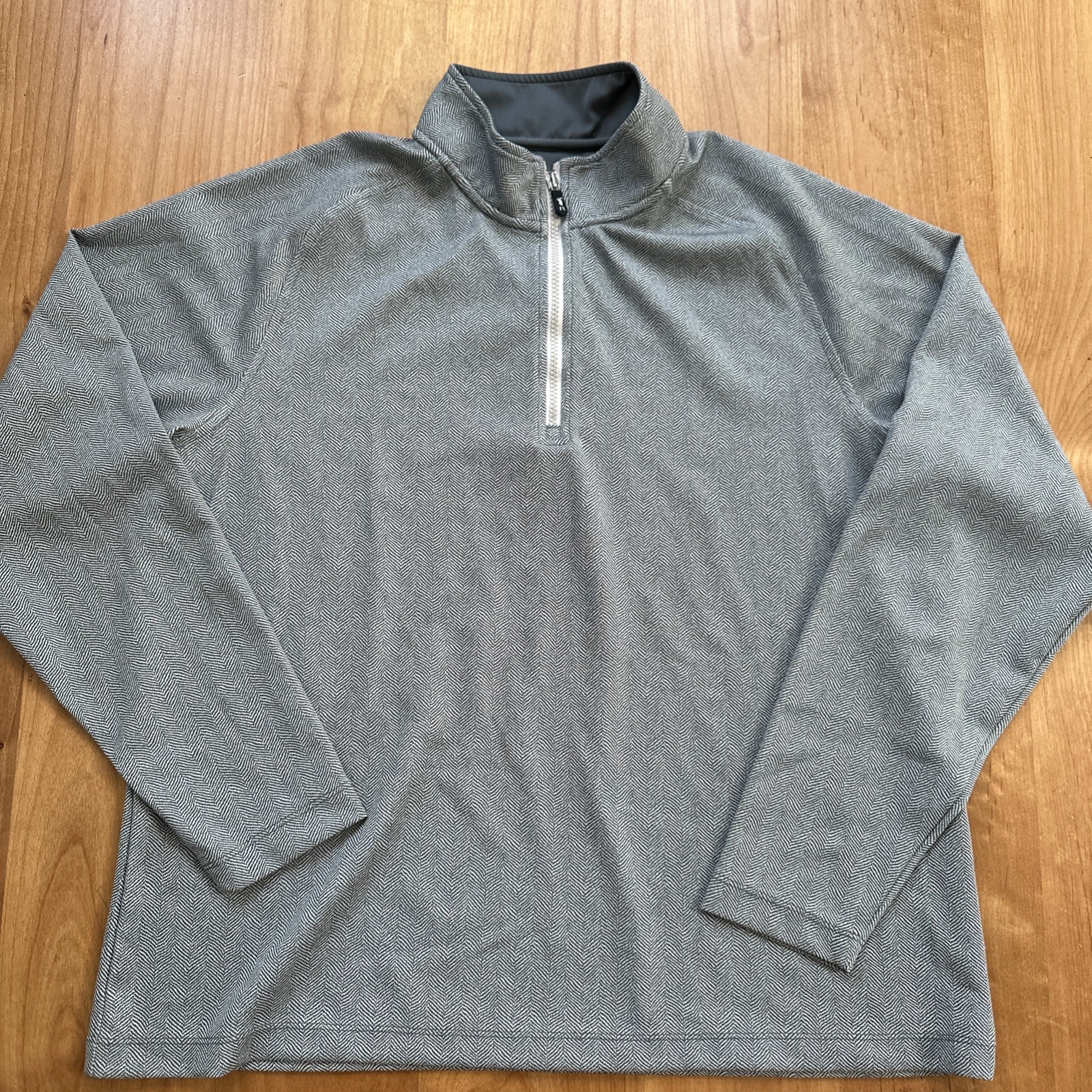 FAIRWAY & GREENE TECH POLY SPANDEX 1/4 ZIP GOLF PULLOVER-XL-green Geo Design gallery