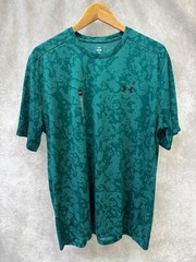 UA Tech Vent Tee Men’s Geode Green Moisture Wicking T-Shirt New