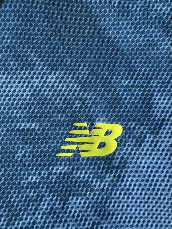 New Balance US Open Pro Issued Printed Tournament Men's Tennis Polo Size Medium gallery