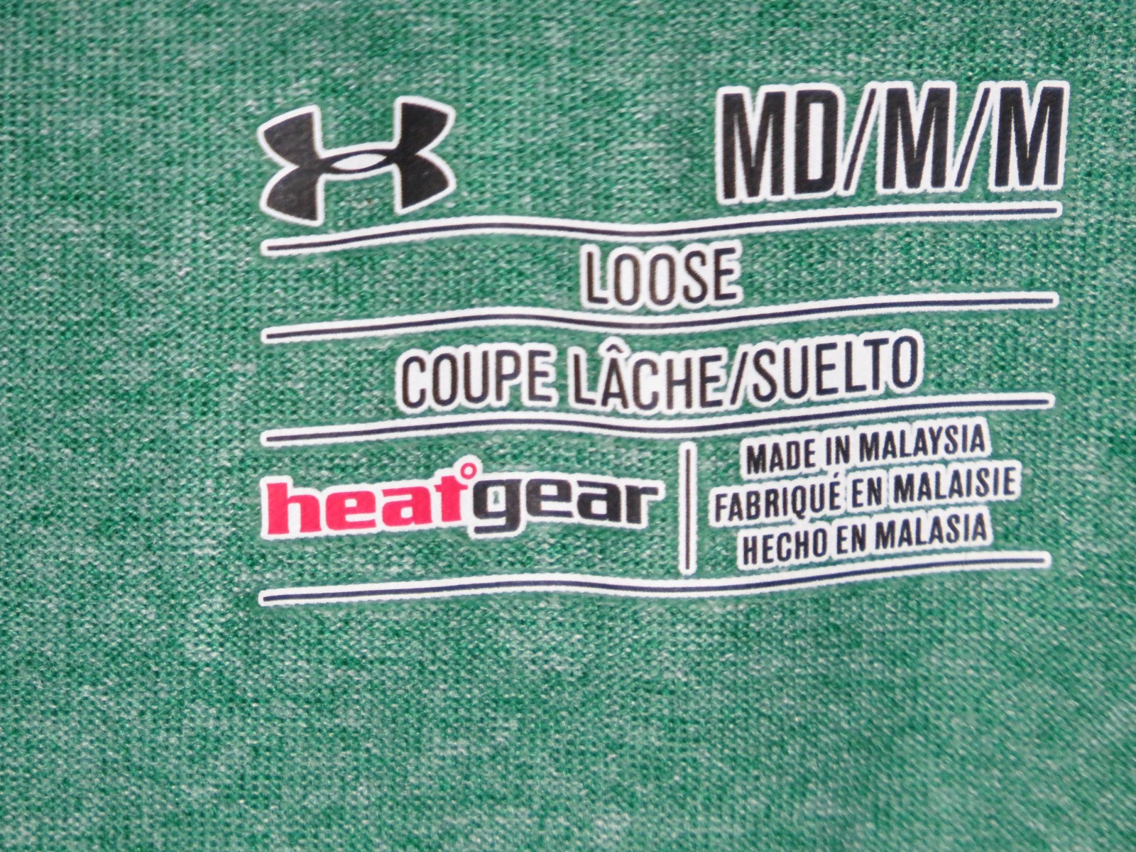 UNDER ARMOUR LOOSE HEATGEAR SHIRT MD GREEN 1/4 ZIP PULLOVER ANTLER LOGO new nwot gallery