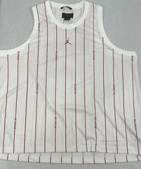 Air Jordan Basketball Game Tank Top Jersey Nike White Red Men 3XL DM1380-100 New