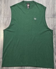 Vintage Jcpenney USA Olympics Embroidered Sleeveless Shirt Forest Green Men’s XL
