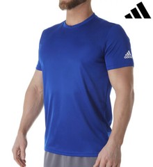 adidas Clima Tech Men’s Performance Tee 2XL Royal Blue Gym Run XXL New in Pkg