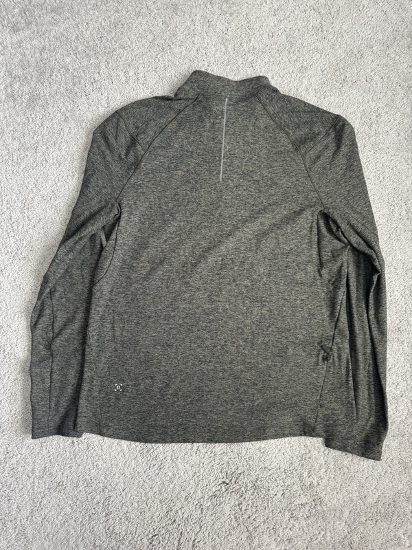 Lululemon Surge Warm 1/2 Zip Pullover Shirt Heathered Green Men’s L gallery