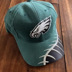Reebok Pro Line Philadelphia Eagles green Hook & Loop strapback cap with cool