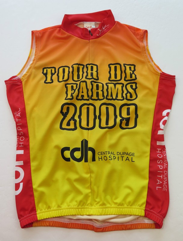 Jek Sports USA 2009 Tour De Farms Heartland 1/2 Zip Bike Cycling Jersey Medium gallery