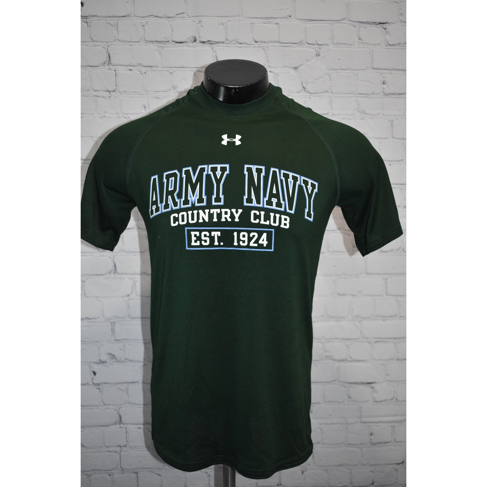 Under Armour Tee Shirt Mens Size Small Performance Army Navy Country Club gallery