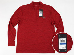 Under Armour Tech Vent 1/2 Zip Pullover Mens XL Red Loose Fit NEW WITH TAG