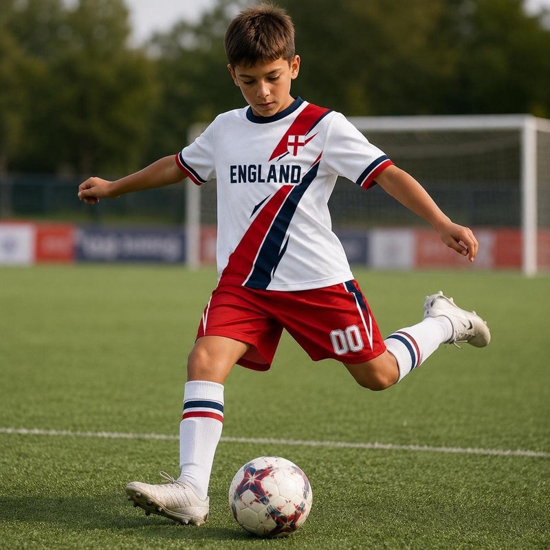 Personalized England Soccer Jersey, Custom Name Football Shirt, Game Day Jersey gallery
