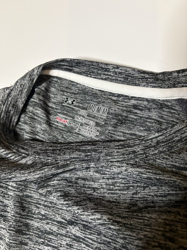 Under Armour UA Tech Men’s Women’s Short Sleeve T-Shirt Gray And Black gallery