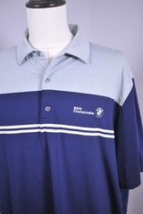 FootJoy Performance Golf Polo Shirt BMW Championship Navy/Gray Men’s 2XL