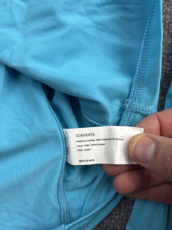 Greyson Pullover Mens Medium Blue Quarter Zip Golf Shirt Lightweight Stretch gallery