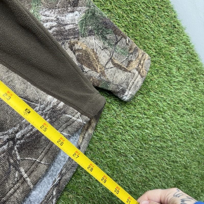 Scent Blocker Fleece Pullover Mens Large Camo Quarter ¼ Zip Hunting Sweatshirt gallery