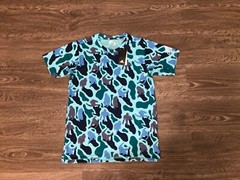 ADIDAS x NERD Pharrell FreeLift Prime Camo T-Shirt Blue Glow/Lucky Blue DH1181