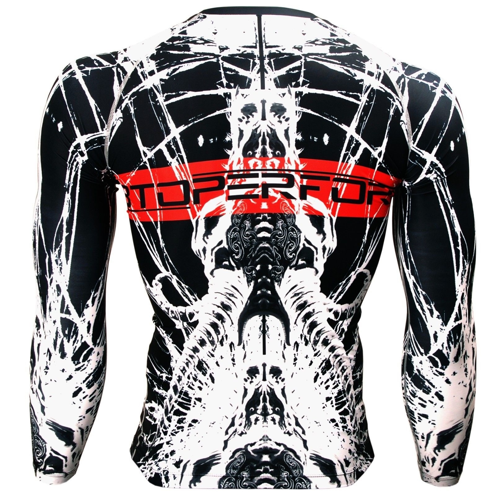 [FX-122] BTOPERFORM Compression Skin Tight Base layer Rash guard MMA Training gallery