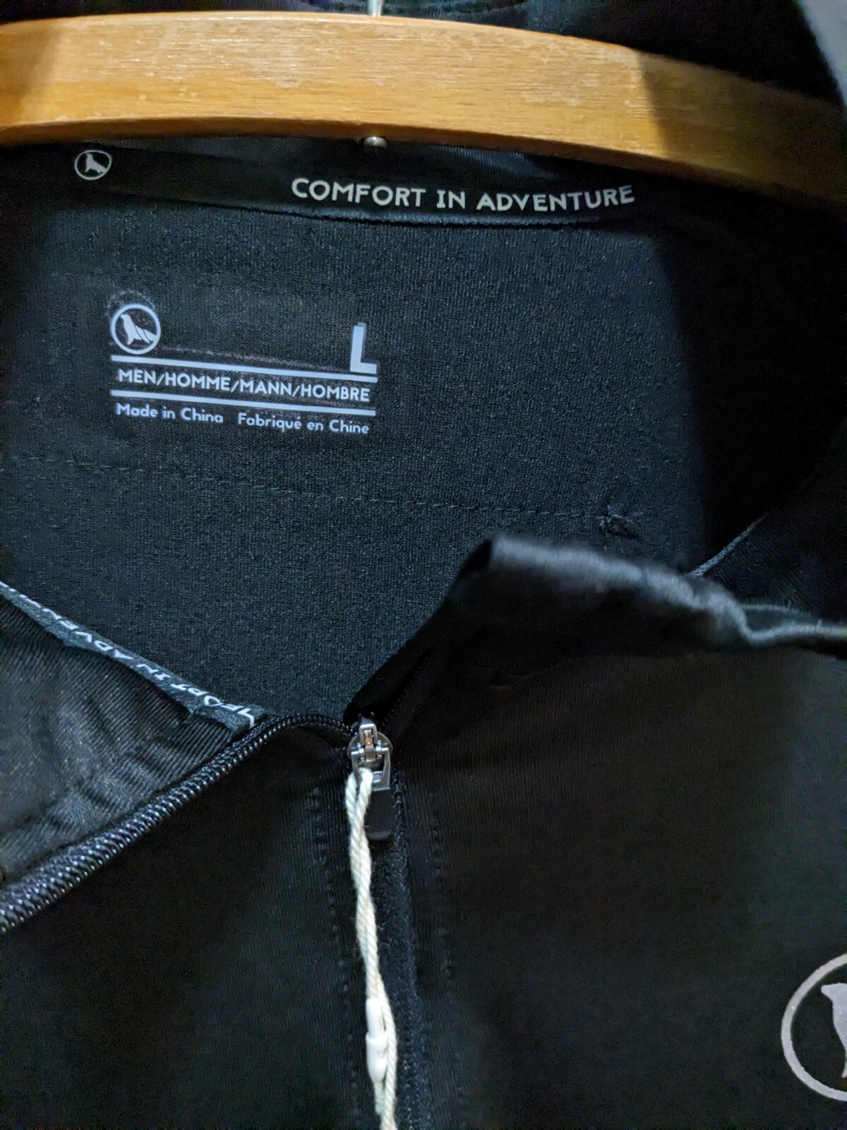 NEW POLAR SEAL HEATED QUARTER ZIP SHIRT BLACK MENS LARGE POWER BANK NOT INCLUDED gallery