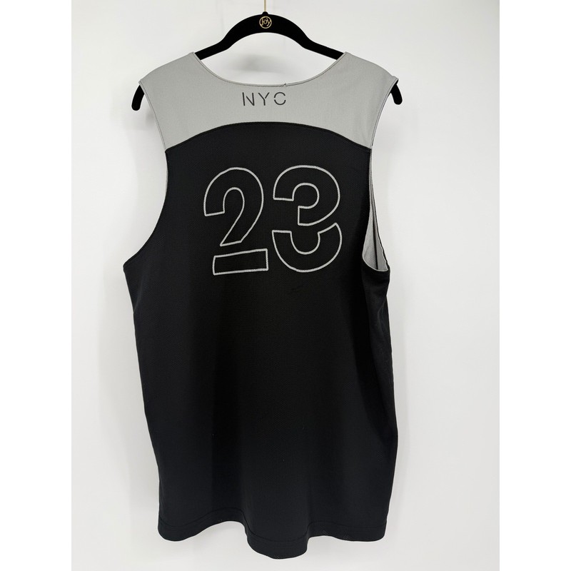 Jordan Brand Terminal 23 NYC Reversible Basketball Jersey Black Grey Mens L gallery