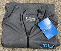 Columbia Golf UCLA 1/4 Zip Pullover Gray Large NWT