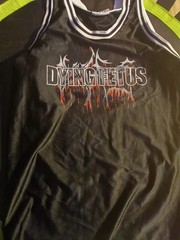 Teamwork Men’s M Black Sleeveless Dying Fetus Jersey Death Metal