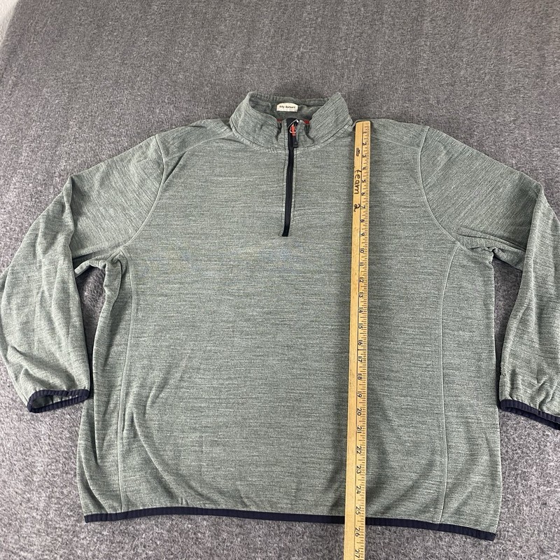 Avalanche Billy Barnard Mens XL Green 1/4 Zip Pullover Stretch Athletic gallery