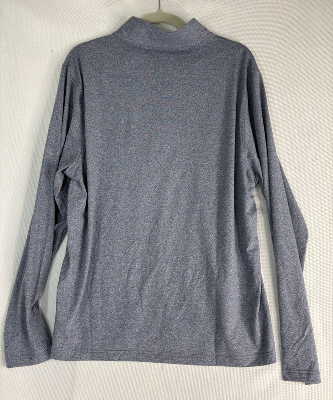 Turtleson Men Ciro 1/4 Zip Pullover GSGA Logo Polyester Blend. Sz Large Gray. gallery