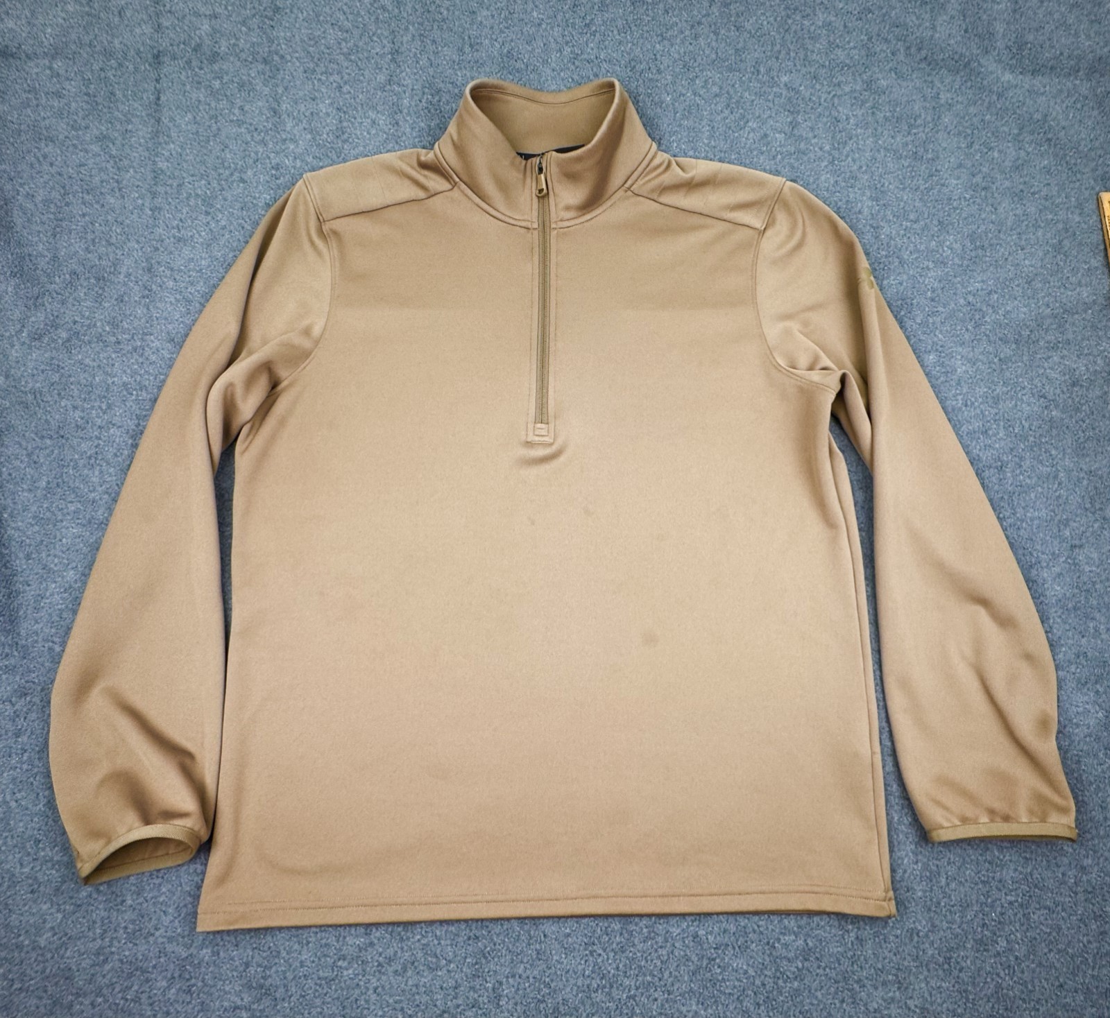 Under Armour Tactical 1/4 Zip Pullover Mens L Military Brown Long Sleeve gallery