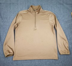 Under Armour Tactical 1/4 Zip Pullover Mens L Military Brown Long Sleeve