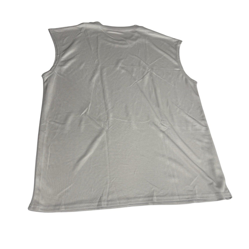Men's Gray Performance Sleeveless Athletic Shirt Large Moisture Wicking Gym Tank gallery