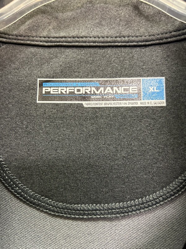 Roundtree and Yorke Performance 1/4 Zip Gray XL gallery