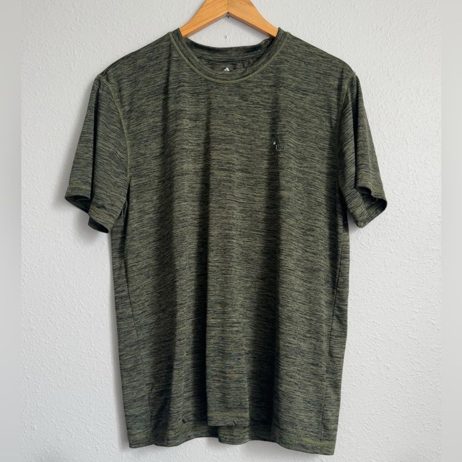 Large Adidas Golf Performance shirt, black and green gallery