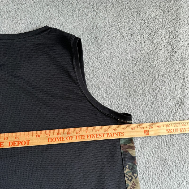 MMA Elite Shirt Mens Extra Large Black Camo Vest Tank Top Athletic Martial Arts gallery