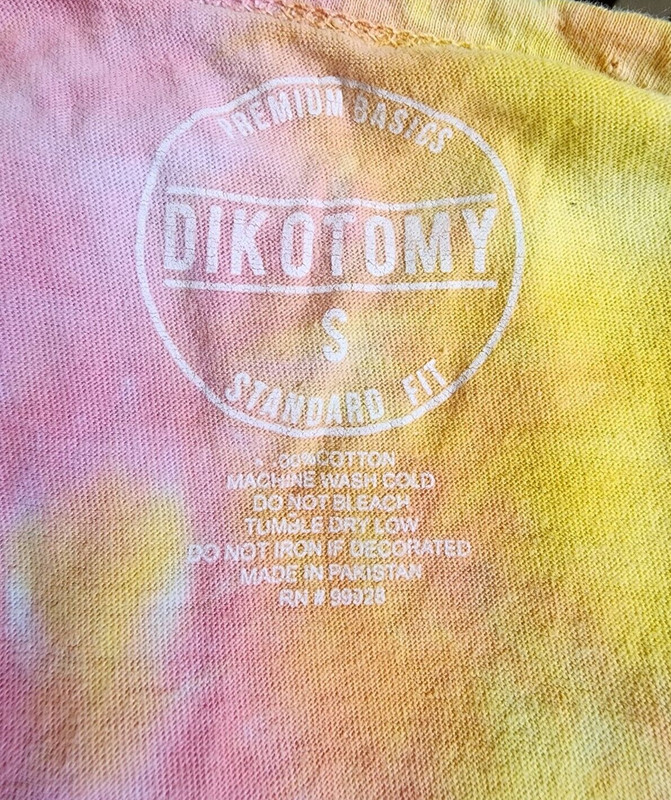 Dikotomy Ganja Tie-Dye Tank Top Size Small Hippie Boho gallery