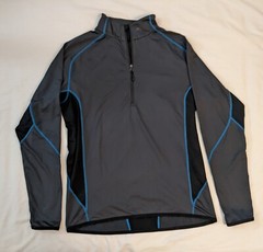 KJUS Golf Keano Half Zip Performance Stretch Pullover Mens 54 XL Black Active