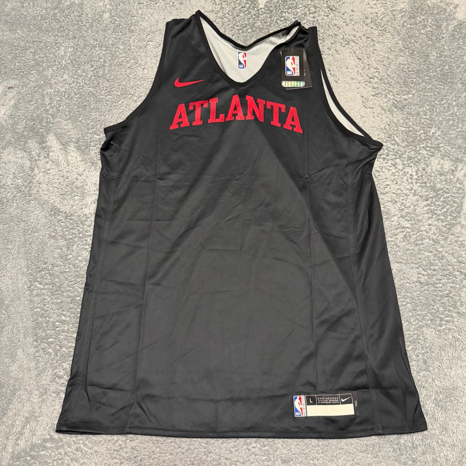 Atlanta Hawks Practice Jersey Mens Nike Reversible Team Issued NBA Large Tall gallery