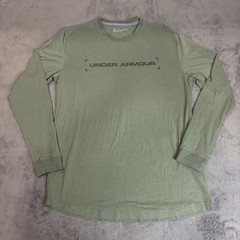 Under Armour Olive Green Long Sleeve Shirt 21 pit to pit length 28