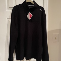 HI-TEC Men’s 1/4 Zip Performance Pullover Black- Easy Care- H707F362 Style